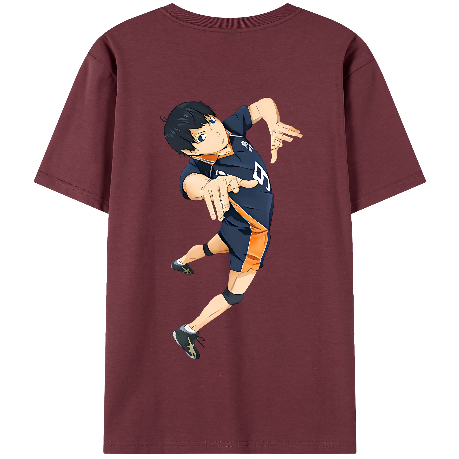 （画像用） ハイキュー!! Haikyu!! 綿100％半袖Tシャツ（背面プリント）
